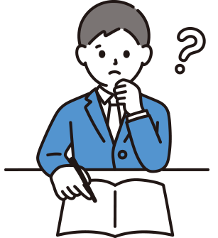 悩んでいる中学生